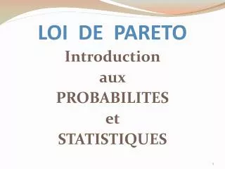 loi de pareto