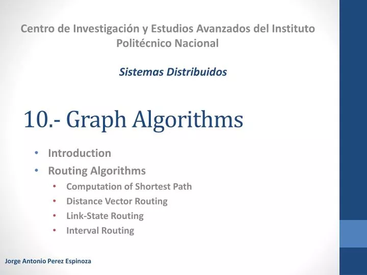 10 graph algorithms