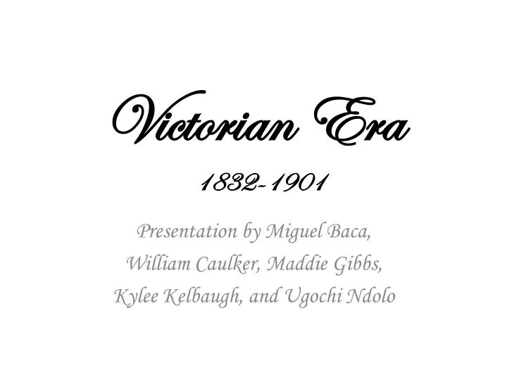 victorian era