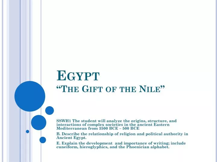The Gift of the Nile - Features - World Hum