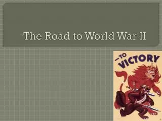 the road to world war ii