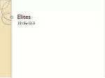 Elites - slide 1