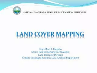 NATIONAL MAPPING &amp; RESOURCE INFORMATION AUTHORITY