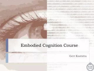 Embodied Cognition Course