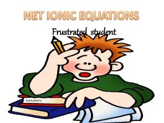 NET IONIC EQUATIONS