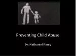 Preventing Child Abuse - slide 1