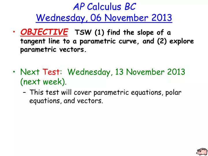 ap calculus bc wednesday 06 november 2013