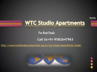 WTC Studio Apartments | WTC Studio Noida WTC Studio Apartm