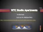 WTC Studio Apartments | WTC Studio Noida WTC Studio Apartm - slide 1
