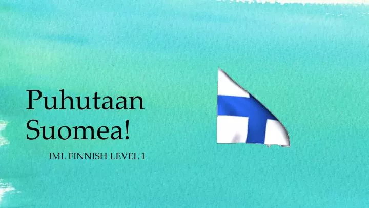 puhutaan suomea