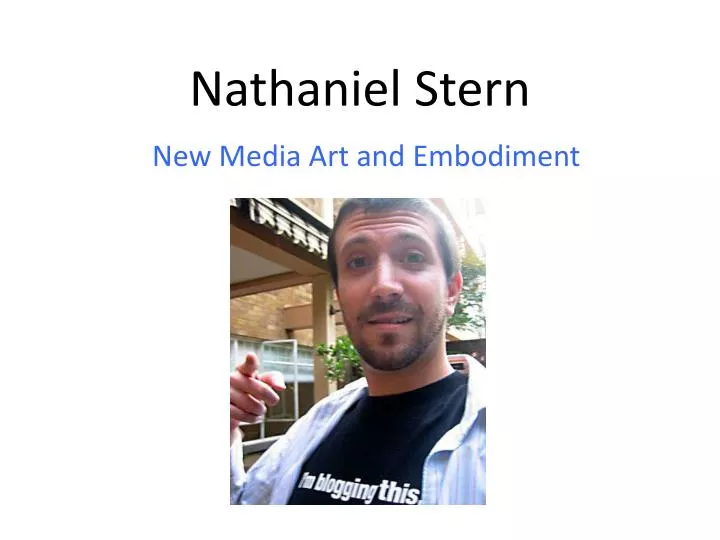 nathaniel stern