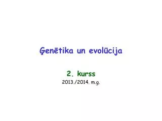 en tika un evol cija
