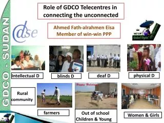 Role of GDCO Telecentres in connecting the unconnected