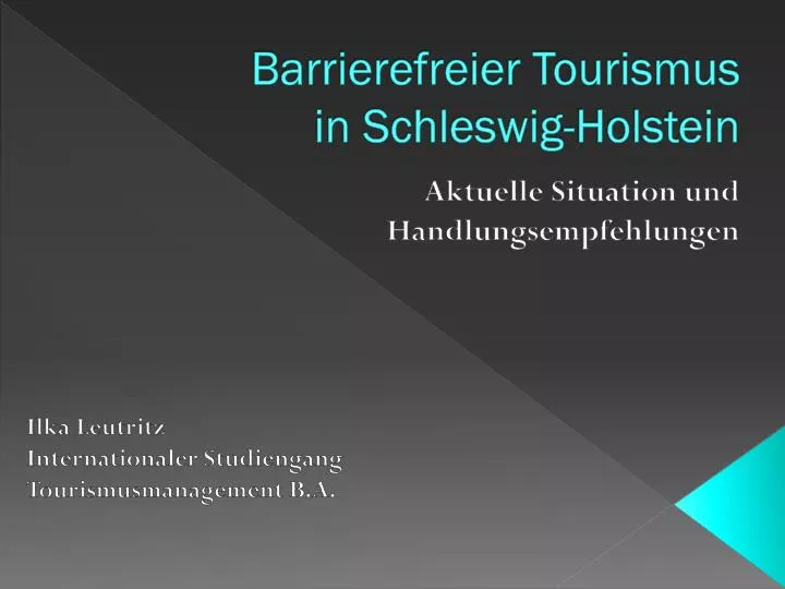 barrierefreier tourismus in schleswig holstein