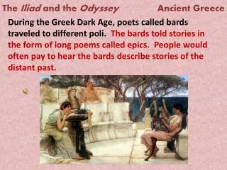 The Iliad and the Odyssey Ancient Greece