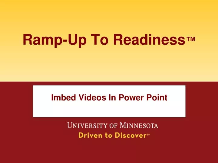 imbed videos in power point