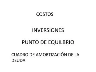 inversiones