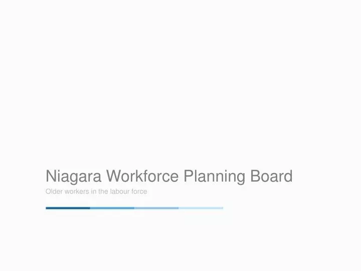 niagara workforce planning board