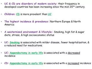 Genetic influences : play a greater role in CD than in UC