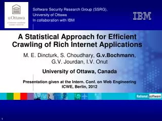 A Statistical Approach for Efficient Crawling of Rich Internet Applications