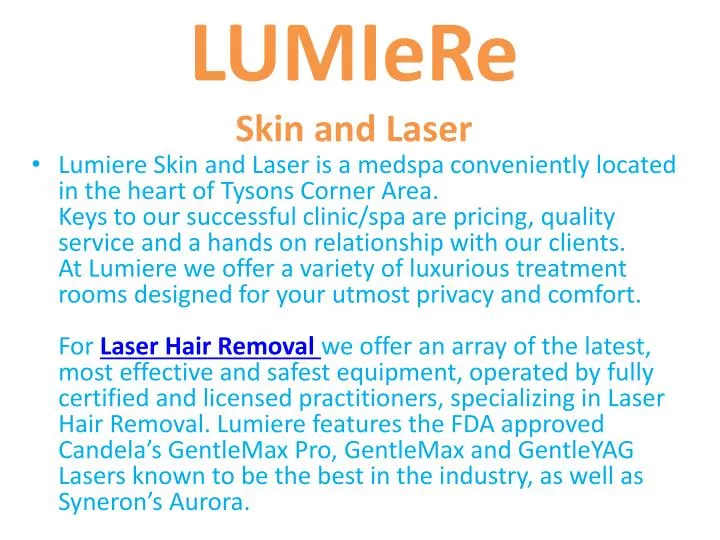 lumiere skin and laser