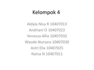 kelompok 4