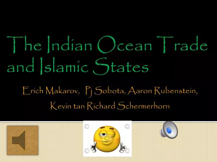 the indian ocean trade and islamic states