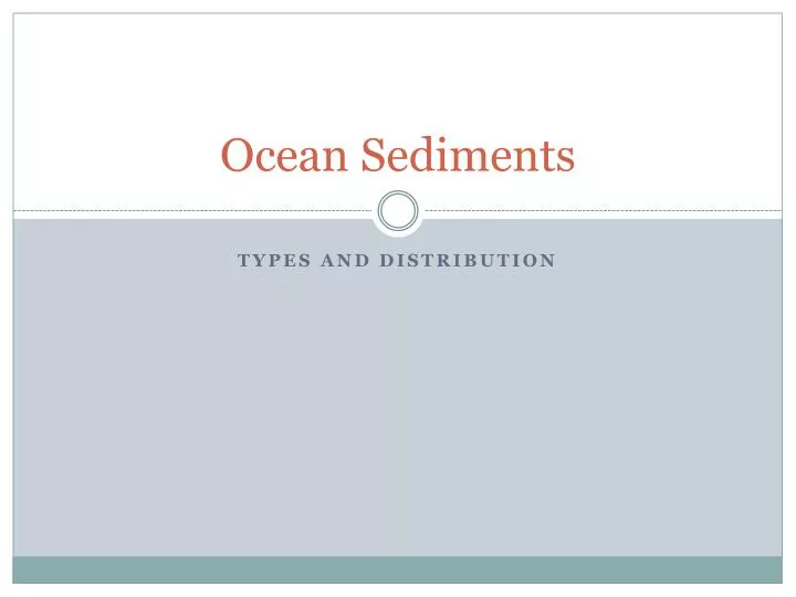 ocean sediments
