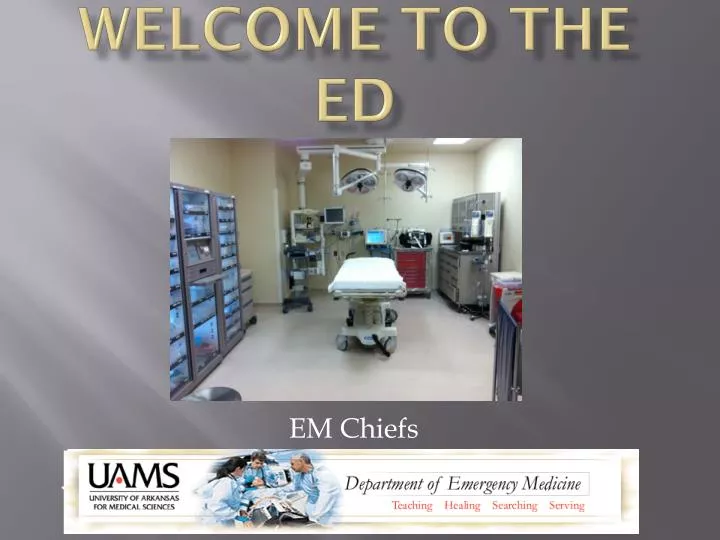 welcome to the ed