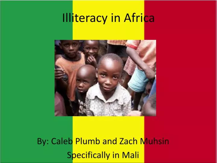 illiteracy in africa