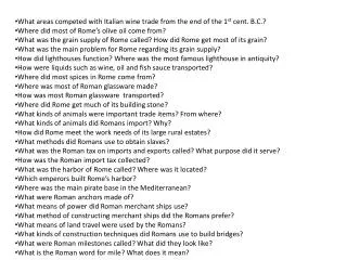 What areas competed with Italian wine trade from the end of the 1 st cent. B.C.?