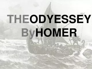 THE ODYESSEY By HOMER