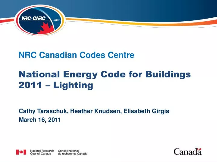 nrc canadian codes centre