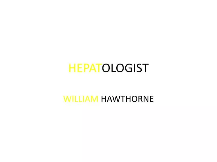hepat ologist