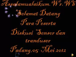 assalamu alaikum
