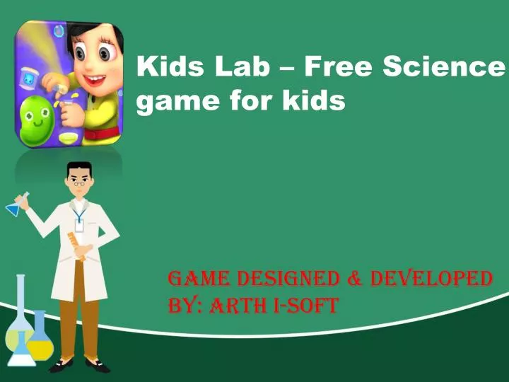 kids lab free science game for kids