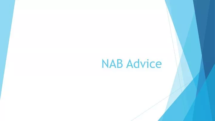 nab advice