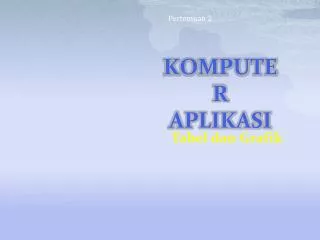 komputer aplikasi