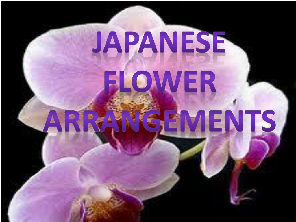 PPT - Japanese flower arrangements PowerPoint Presentation, free ...