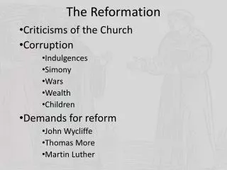 The Reformation