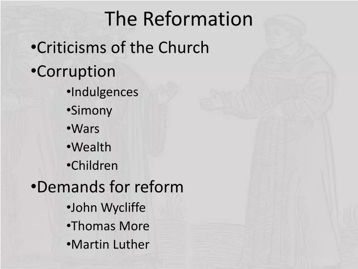 the reformation