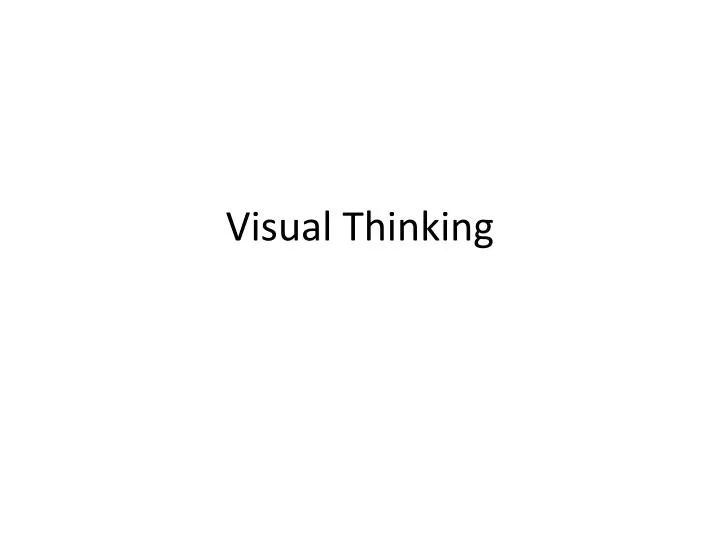 visual thinking
