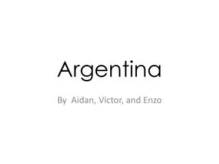 Argentina