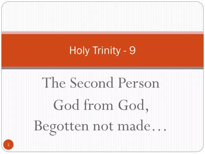 holy trinity 9
