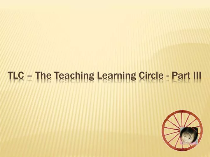 tlc the teaching learning circle part iii