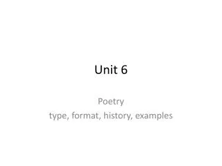 Unit 6