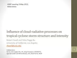 Influence of cloud-radiative processes on tropical cyclone storm structure and intensity