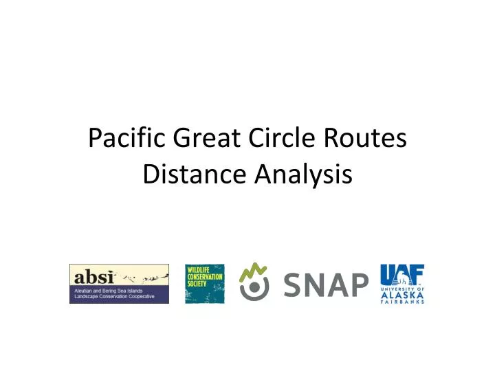 pacific great circle routes distance analysis
