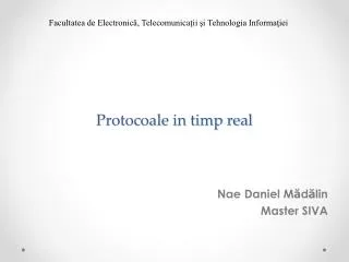 protocoale in timp real