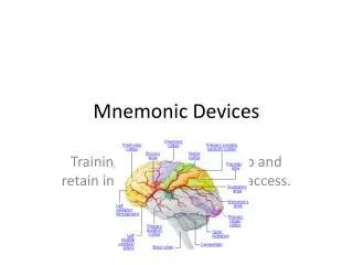 Mnemonic Devices